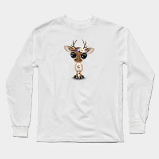 Cute Baby Deer Hippie Long Sleeve T-Shirt